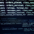 © Kapten Safor Ali - Software source code displayed on dark monitor screen showing backend programming languages database relations and web development parameters for application architecture and systems engineering task.