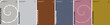 ©  DEWAN  GRAPHIC TAKE - Six vertical panels featuring... lines d