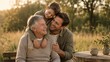 © Authlens - Three generations of men together