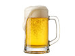 © Mst. Suborna Khatun - Frothy beer in a glass mug realistic rendering on transparent background