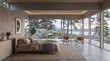 © BlackBridge Media - Modern Bedroom with Lake View and Natural Light