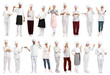 © New Africa - Head chef. Collection of portraits on white background