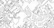 © Wallpaper BD - Electronic background. Vector illustration
