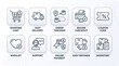 © Muhammad - Ecommerce Line Icons Set with Shopping Delivery and Payment Features