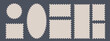 © New styles  - Postage stamp set. Mockup postage stamps. Blank postage stamp borders templates.
