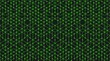 © Mahesh - Flat Vector Cyber Mesh Grid and Solid Neon Green Nodes Seamless Pattern