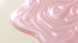 © Ramiel - Abstract pink pearlescent liquid swirl texture.