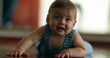 © Marco - Cute baby boy learning to crawl at home