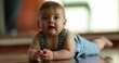 © Marco - Cute baby boy portrait at home looking to camera