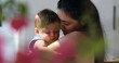 © Marco - Candid mother holding tenderly infant baby son