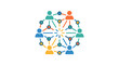 © selendangbiru - Abstract global network connecting diverse people