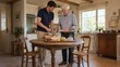 © zuchero - Breakfast Service and Caregiver Support in a Nursing Home Dining Room