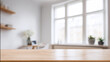 © Taras Vykhopen - Clean Scandinavian room with natural light and simple furniture for video calls