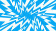 © Artmoreink - Abstract dynamic explosion with sharp zigzag lightning shapes in blue and white. Energetic comic burst pattern suitable for pop art, action themes, speed effects, and modern graphic