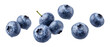© Photo Find - Falling blueberries with water drops isolated on transparent background