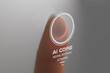 © ADDICTIVE STOCK - Activating AI Core Touch Interface for technology interaction
