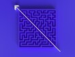 © ADDICTIVE STOCK - Abstract maze with simple solution