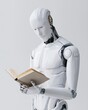 © Firadoaw - AI robot reading book, learning system concept, knowledge training