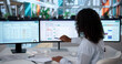 © Andrey Popov - Young African American Woman Using Legal Software Dashboard