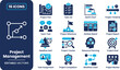 © Abubakar - Comprehensive Project Management Icon Set - Editable Vector Graphics for Business Planning, Task Tracking, and Workflow Optimization Solutions