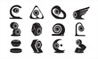 © FatimaHossain - Modern Electric Fan Silhouette Bundle