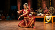 © Julian - Elegant dancer in traditional attire performing on stage with musicians