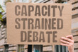 © AndriiKoval - 'Capacity Strained Debate' The ability to manage flows is a central issue. BORDER. CAPACITY. STRAINED. DEBATE. MANAGE.