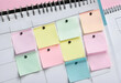 © Pixel-Shot - Colorful sticky notes pinned on a spiral calendar