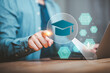 © Images for you - Online instructor exploring e-learning, digital education, online course, graduation, virtual classroom, professional training, certification, knowledge, education technology, learning platform.