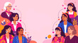 © aliefendi - Diverse group of women coming together in unity and empowerment for women's equality day celebration