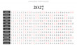 © Alex - 2027 simple portuguese linear planner calendar for Portugal