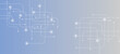 © Dignswr Studio - Clean abstract technology background with elegant curved connection lines and glowing nodes over a soft blue gradient. Perfect for business presentations, innovation, digital technology, cloud service