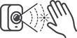 © Bariel  - Motion Sensor and Hand Gesture Control Vector Icon
