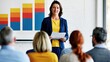 © spyrakot - Business consultant leading confidence workshop for entrepreneurs in modern office