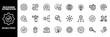 © sprwe - Processing Optimization Workflow icon set.