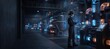 © spyrakot - Engineer monitoring smart manufacturing system in futuristic industrial facility