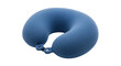 © shahida  - Blue memory foam neck travel pillow for comfortable resting isolated on transparent background