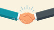 © CS23 - Business handshake symbolizing agreement, partnership, and successful deal