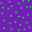© Md Asif Shahnaoaz - Abstract green dots on a vibrant purple background an engaging visual representation of playful texture and digital art.