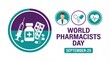 © Pixel Stone - World pharmacists day celebration vector illustration