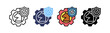 © Littlestar23 - Security Strategy multiple icon