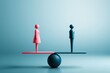 © Igor - Social equality concept with male female icons