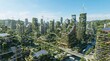 © Andi kurniawan - Futuristic eco cityscape with sustainable architecture and greenery
