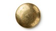 © BrilliantPixels - Round brass tack viewed from the top isolated on a white background.