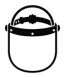 © Unique pixels  - safety face shield icon