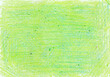 © Lesia - Background filled with texture of chaotic strokes. Strokes with colored pencils, chalk, wax crayons. Different shades of green. Turquoise, light lime green. White background visible. Green, black dots