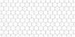 © wahyu - white beehive background. Honeycomb, bees hive cells pattern. Bee honey shapes. Geometric seamless texture symbol. Hexagon, hexagonal raster, mosaic cell sign or icon. Gradation.