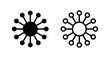 © liubomir118809 - Network Connection Icon Set, Central Hub and Radiating Nodes Symbol, Diversity or Distribution Concept