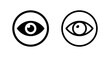 © liubomir118809 - Eye Icons: Solid Black and Outline