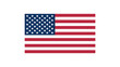 © Sultana khatun - The American flag with stars and stripes displayed flat on a clean white background